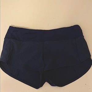 Lululemon Speed Up Shorts 2.5” Navy Blue